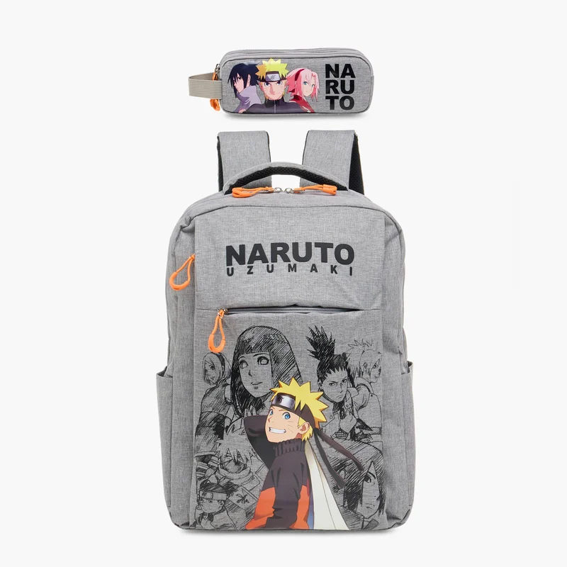 Naruto Naruto-Backpack-Uzumaki- (300D Cationic Fabric) Grey \ 64X44X36
